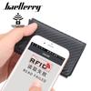 Baellerry European and American Style Men's Vintage Fashion Card Bag Rfid Blocking Card Holder Multifunctional Short Wallet