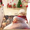 Cross-border Cartoon Christmas Decorative Carpets Christmas Holiday Printed Door Mats Water-absorbing Non-slip Door Mats