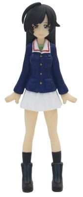 PLATZ Girls & Panzer Hana Isuzu Figure, 135 Image Scale, Pre-painted PVC Figure, GPFC-6