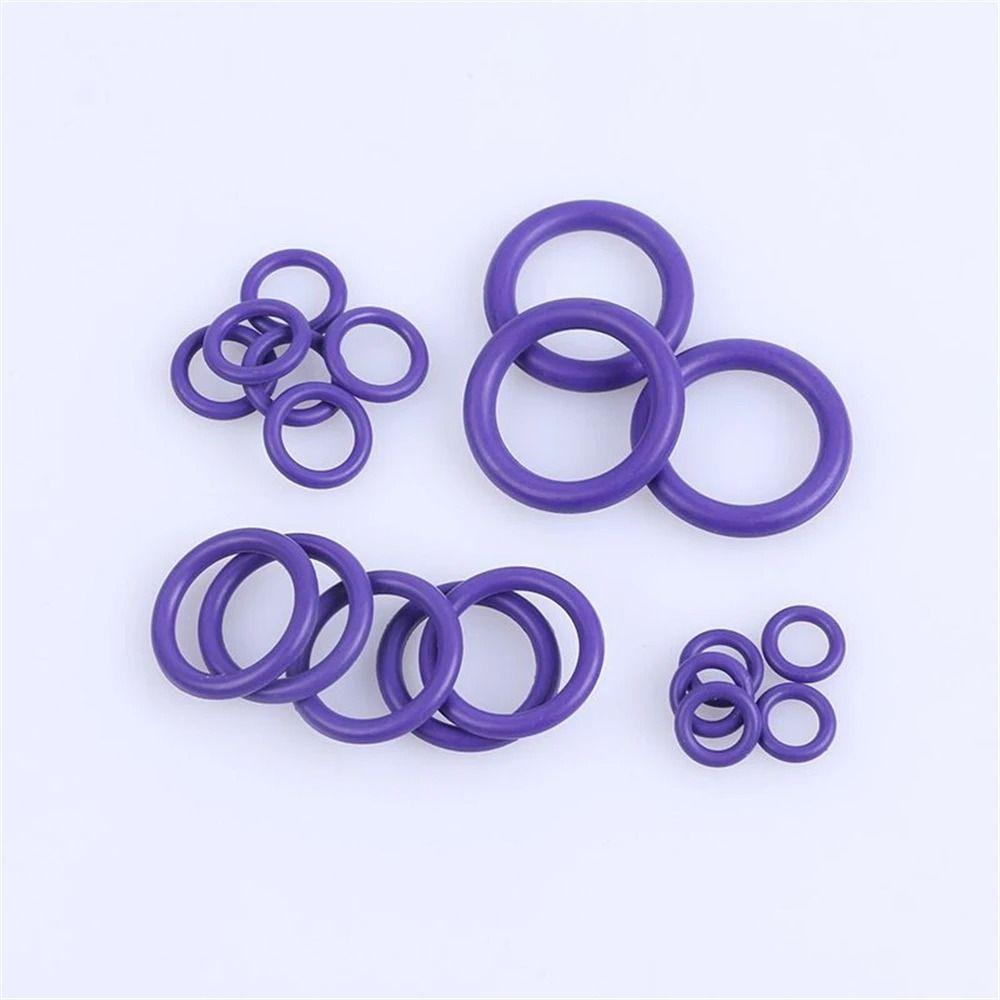 270Pcs Rubber Rings Sealing Ring Kit HNBR Material 18 Sizes Car Auto Repair Tools Universal Purple Green