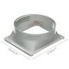Mobile Air Conditioner Hose Round/Square Shaped Exhaust Pipe Interface Connector Duct Adaptor