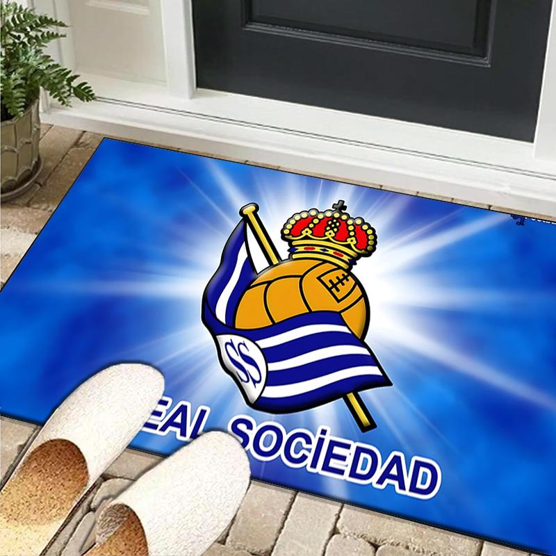 1PC rug Crown And Soccer Ball Sociedad Carpet, Chair Rug,Area Rug for Office Bedroom living rooms bedroom, Doormat decor Christmas fan gifts