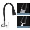 Easy Install Wall Mounted Kitchen Faucet with Rotatable Spout Design