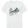 Funny Fishing Mahimahi Dolphinfish Skeleton Angler Gift TShirt Summer Cotton Short Sleeve ONeck Mens T Shirt New S3XL