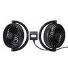USB Car Cooling Fans for Backseat Dual Head Car Fan 360 Degree Rotatable Vehicle Rear Headrest Fans Electric Air