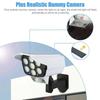 77LED Solar Light Simulation Security Dummy Camera Motion Sensor Outdoor Night Light IP65 Waterproof Lamp 3 Mode For Home Garden