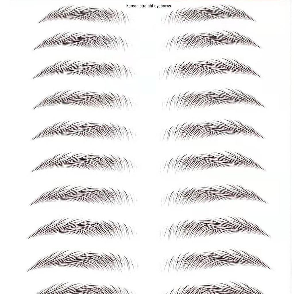 3D Semi-Permanent Waterproof Embroidered Eyebrow Tattoo Stickers for Beginners