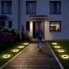 Solarleuchten für Außengarten 12 Automatische Licht Solarboden IP65 Hoch Solar Warmes Licht für und Terrassen von - LEDs, Solarbetrieben, Licht-An, Sensor,