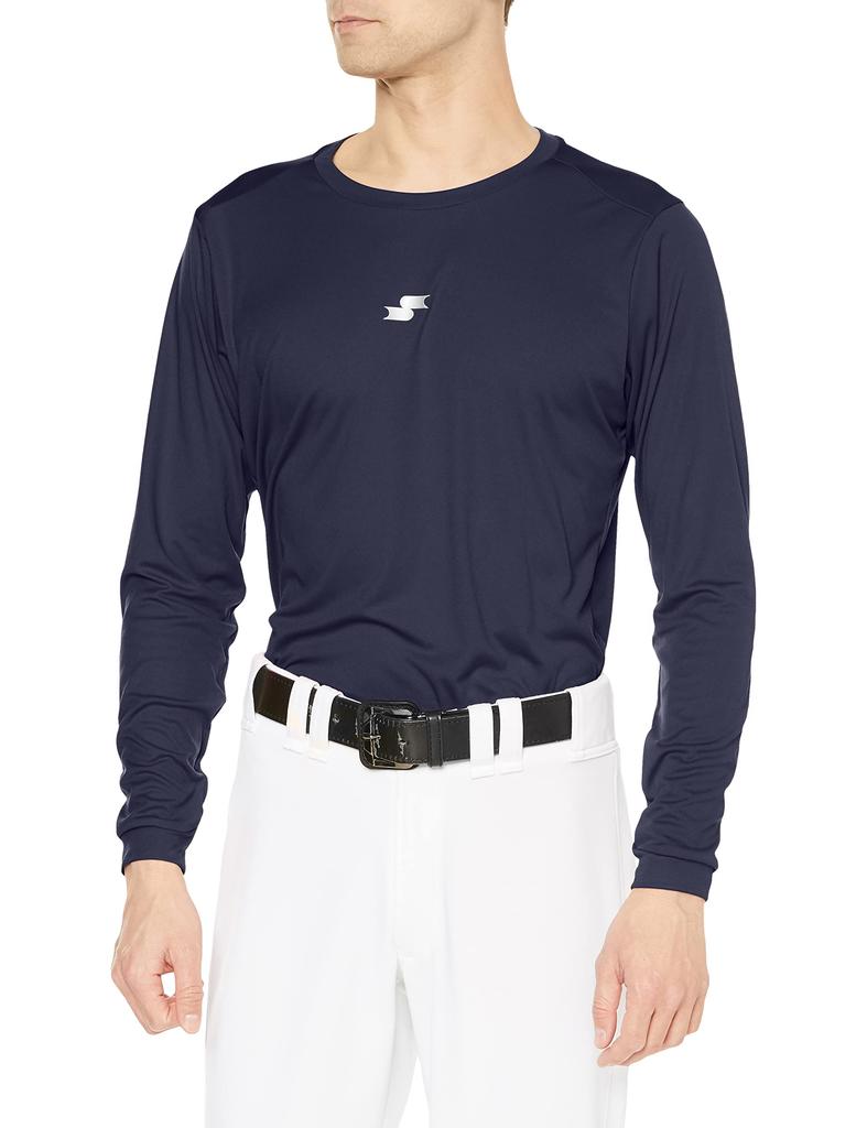 SSK Undershirt Low-neck Long-sleeved