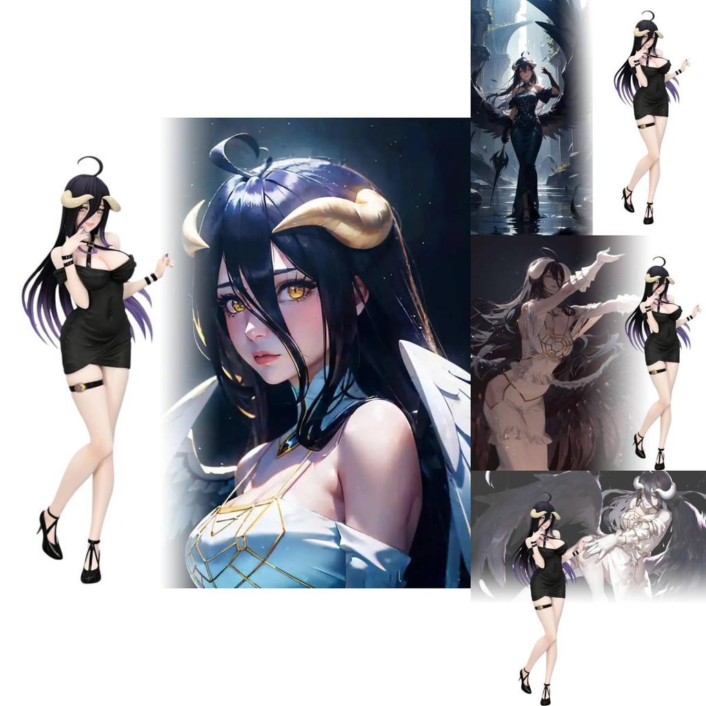 Marvelous Taito Overlord Albedo Figurine Showcasing Elegant Swimwear For Fans