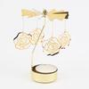 Gol2026 Christmas Tree Snowman Santa Birthday Angel Fairy Spinning Rotating Carousel Candle Holder Tealight Drop Shipping