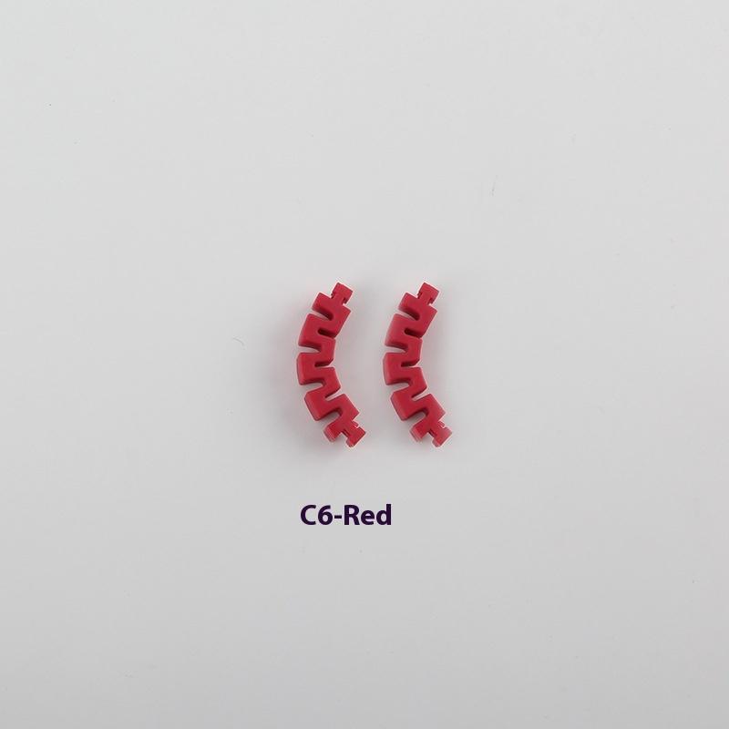 Children's Silicone Glasses Legs Glasses Arm Anti-Slip Snap-on Eyeglasses Arm Replacement Multiple Color Silicone Glasses Legs