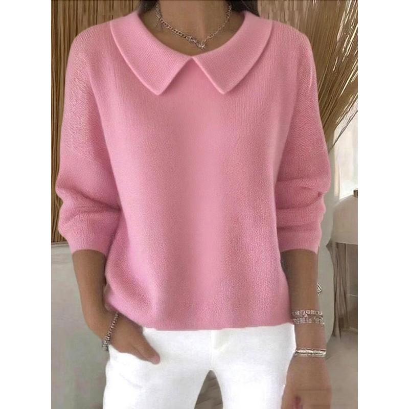 Womens Oversized Long Sleeve Crewneck Sweatshirt 2025 Fall Casual Pullover With 3D Print Acrylic Fabric