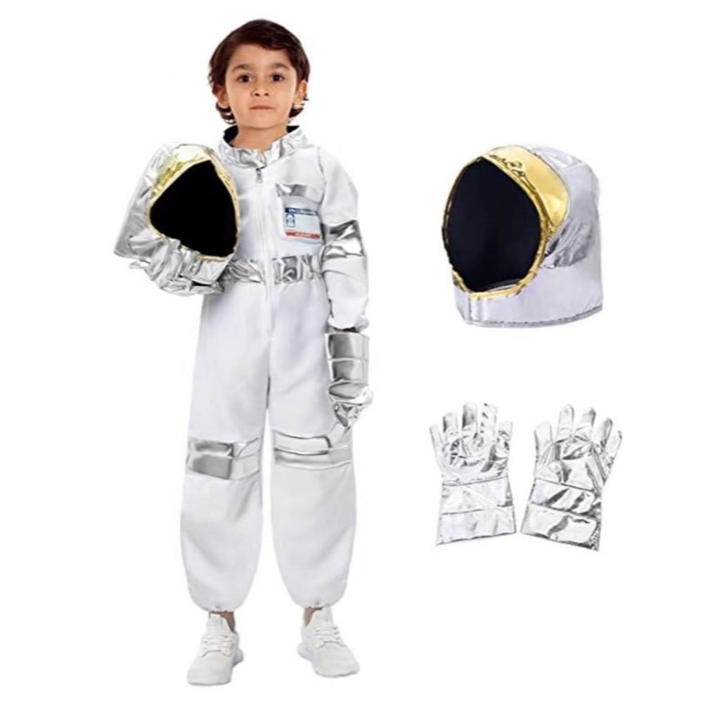 Space Theme Pilot Role Play Costume Kids Pilot Costume Halloween Costume Set Stage Performance