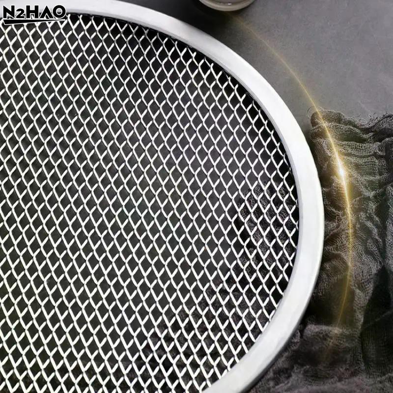 1PC 6-20 Inch Pizza Screen Pan Metal Net Non Stick BakingTray New Seamless Aluminum Alloy Metal Net Bakeware Kitchen Pizza Tools