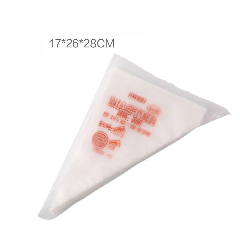 Einweg Spritzbeutel für Gebäck Süßigkeiten Düsenhülse DIY Sahne Ausdrückbeutel Kuchen Sahne Werkzeug Backzubehör (Spritzbeutel und Spritztülle)