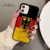 Germany Flag National Emblem Phone Case for iPhone 11 12 13 14 Pro Max Mini X XR XS SE 2020 6S 7 8 Plus Galaxy S21 S22 Shell