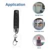50-10PCS Remote Control 433MHz Car Key Garage Door Gate Opener Remote Control Duplicator Clone Cloning Code 4-Button Transmitter
