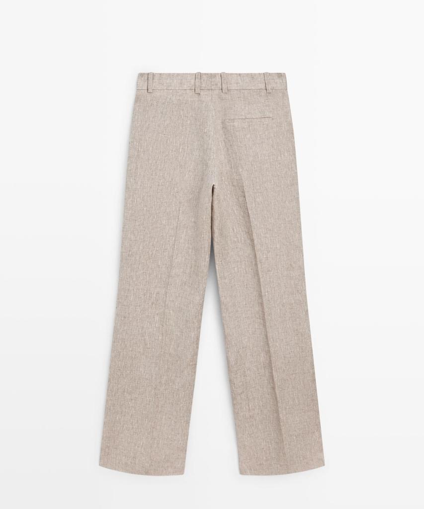 Masimodutti Linen Suit Pants