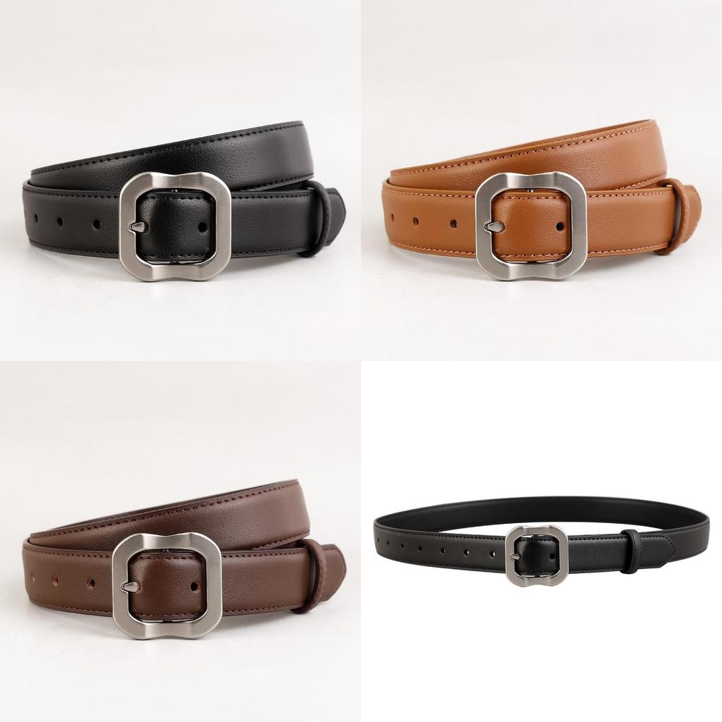 Women Leather Belt With Alloy Buckle For Casual And Office Stylish Accessory