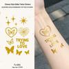 Chinese Style Waterproof Phoenix & Koi Tattoo Sticker - Long-lasting, Aesthetic Dunhuang Design for Arm & Collarbone