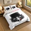 3Pcs Bedding SetThe Babadook Soft Bed Sheet and Two Pillowcases Home Bedroom Decor