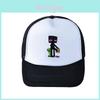 Boné de Baseball Preto e Branco Minecraft Com Ajuste Regulável Para Uso Casual ao Ar Livre