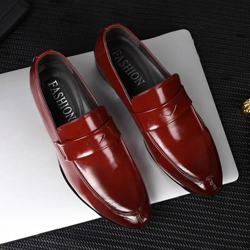 Leichte niedrige Absatzatmungsaktive Schlupfschuhe Herren Formelle Schuhe 2026 Trend Büro Neu Italienisches Echtes Leder 39 Gesellschaftsschuh Herren