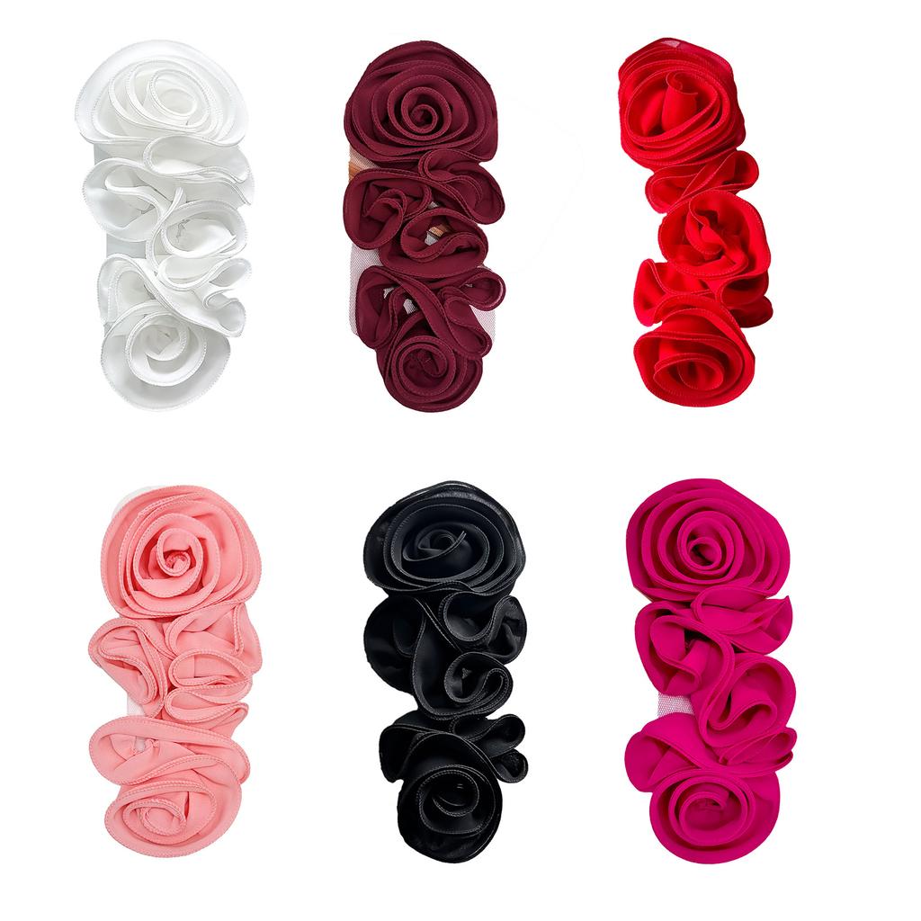 Flower Appliques for Handmade Project Costume Garment Party Wear Costume Oversized Flower Patches Clothing Decoration