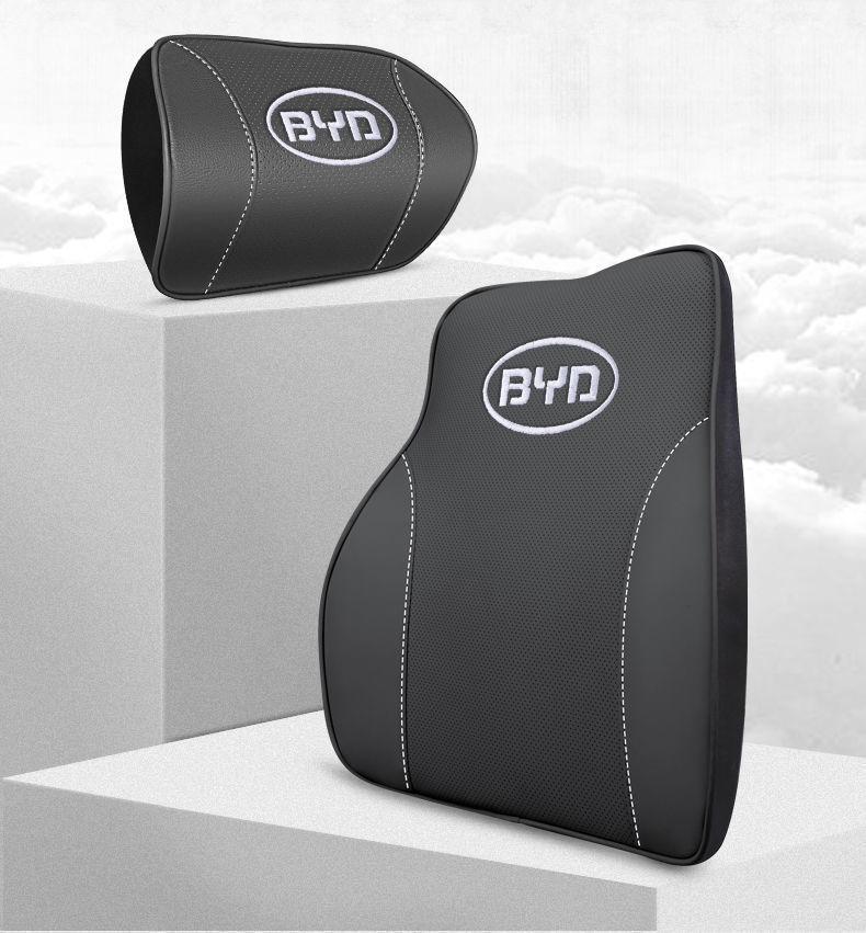 BYD Tang Gen 2 Headrest Neck Pillow & Lumbar Support for Yuan Song Qin E5 F3 Song MAX Cars.