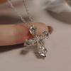Cao Shi Luxurious Crystal Collarbone Necklace - New Internet Celebrity Style High-End Fashion Choker for Women