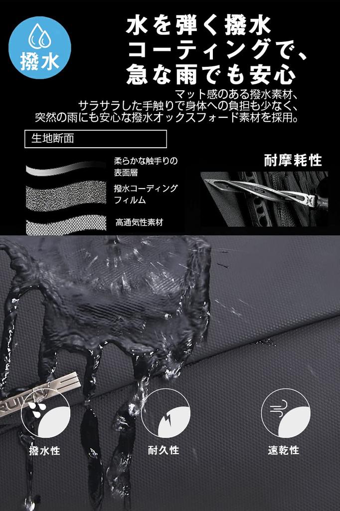 FENRUIEN Shoulder Crossbody Small Waist Hip SBS Zipper Perfect for and Sports Men's Bag, Bag, Pouch, Bag, Waterproof, Lightweight, Multi-functional,