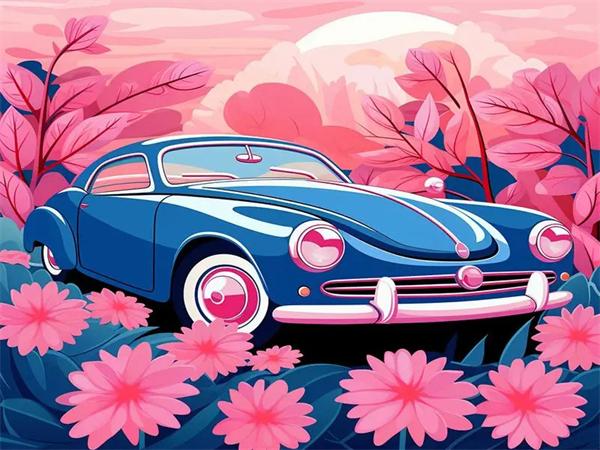 5D Diamond Painting New Arrivals Car Rose Home Decor Embroidery Mosaic Flower Landscape Wall Art