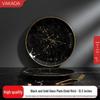 VAKADA Decorative Glass Serving Plates & Bowls
