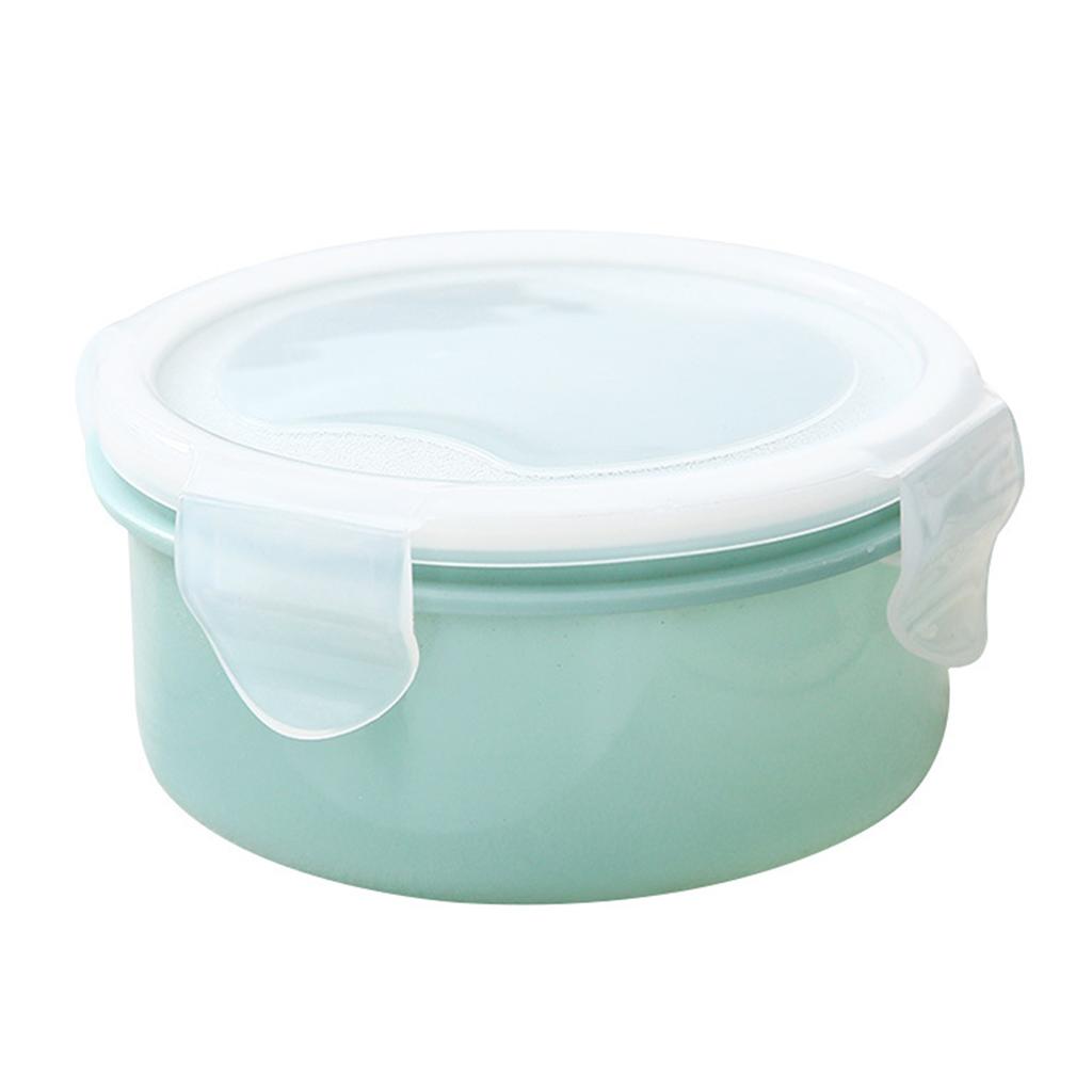 Fridge Food Storage Container with Lids Multifunction Stackable Round Airtight Kitchen Storage