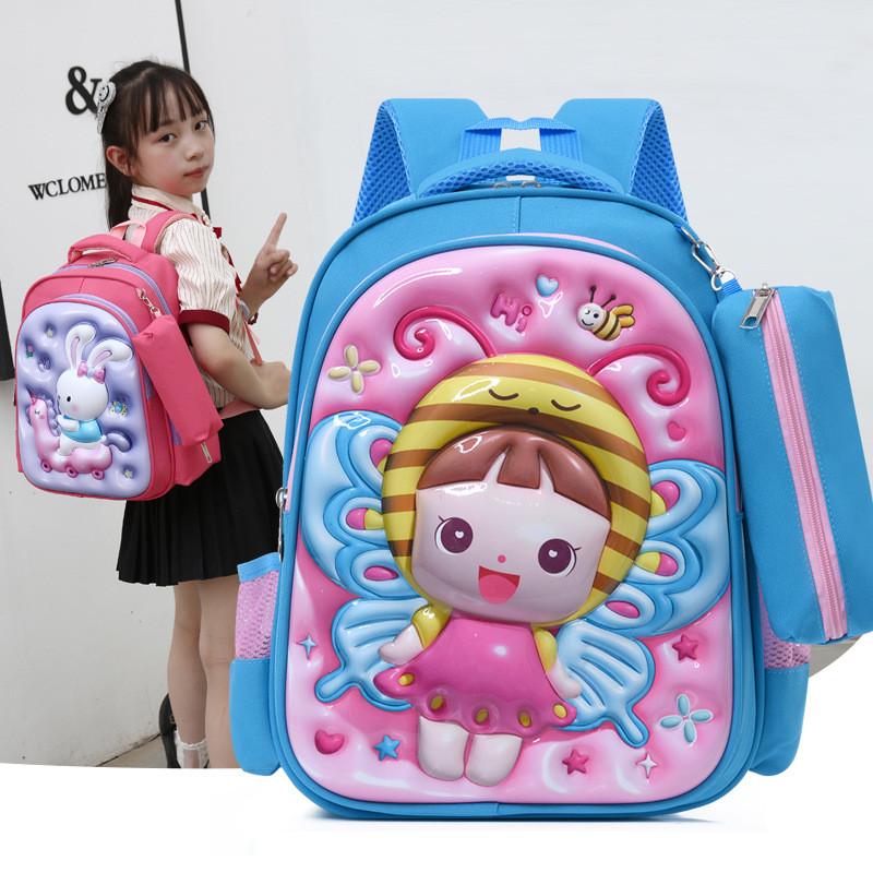 Kuromi Melody Cinnamoroll Captain America Backpack With Breathable Nylon Material For Kindergarten And Elementary School