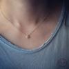 925 Sterling Silber Einfache Diamant Gold Kleine Sonne Anhänger Halskette Frauen Licht Luxus Hochzeit Schmuck Zubehör