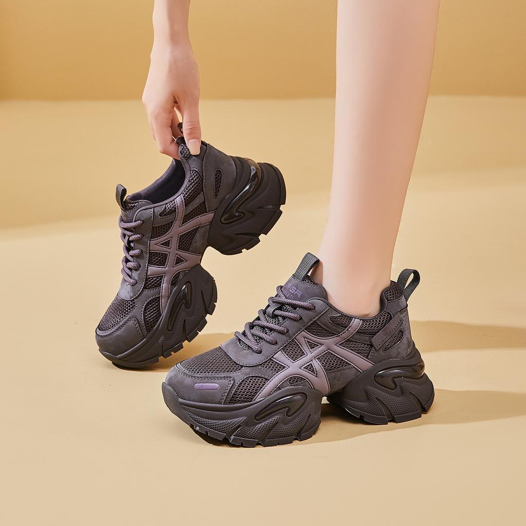 European Station Internet Celebrity Dad Shoes Women Ins Tide 2026 Summer New Korean Version Fashion Trend Platform Sports Shoes