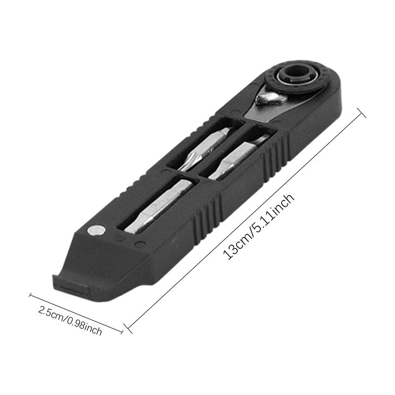 Mini Ratchet Wrench Bike Tire Lever Repairing Wrench Tool Bicycle Hex Spoke Allen Wrench Tire Lever Mini Pocket Tire Repair Tool