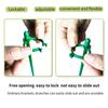 10pcs Plant Support Stakes 60cm Garden Tomato Pepper Vine Trellis with 20 Fixing Rings