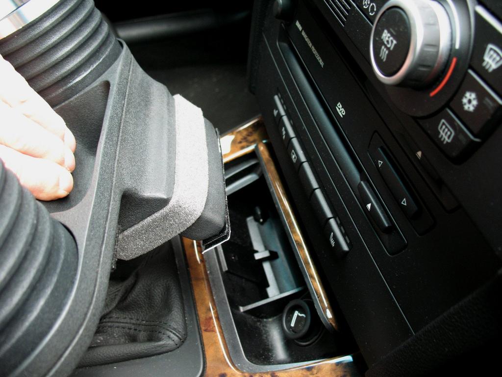 ALCABO Drink & Pocket Holder, Black with Ring Cup (AL-075C-BS) for BMW 3 Series (E90)