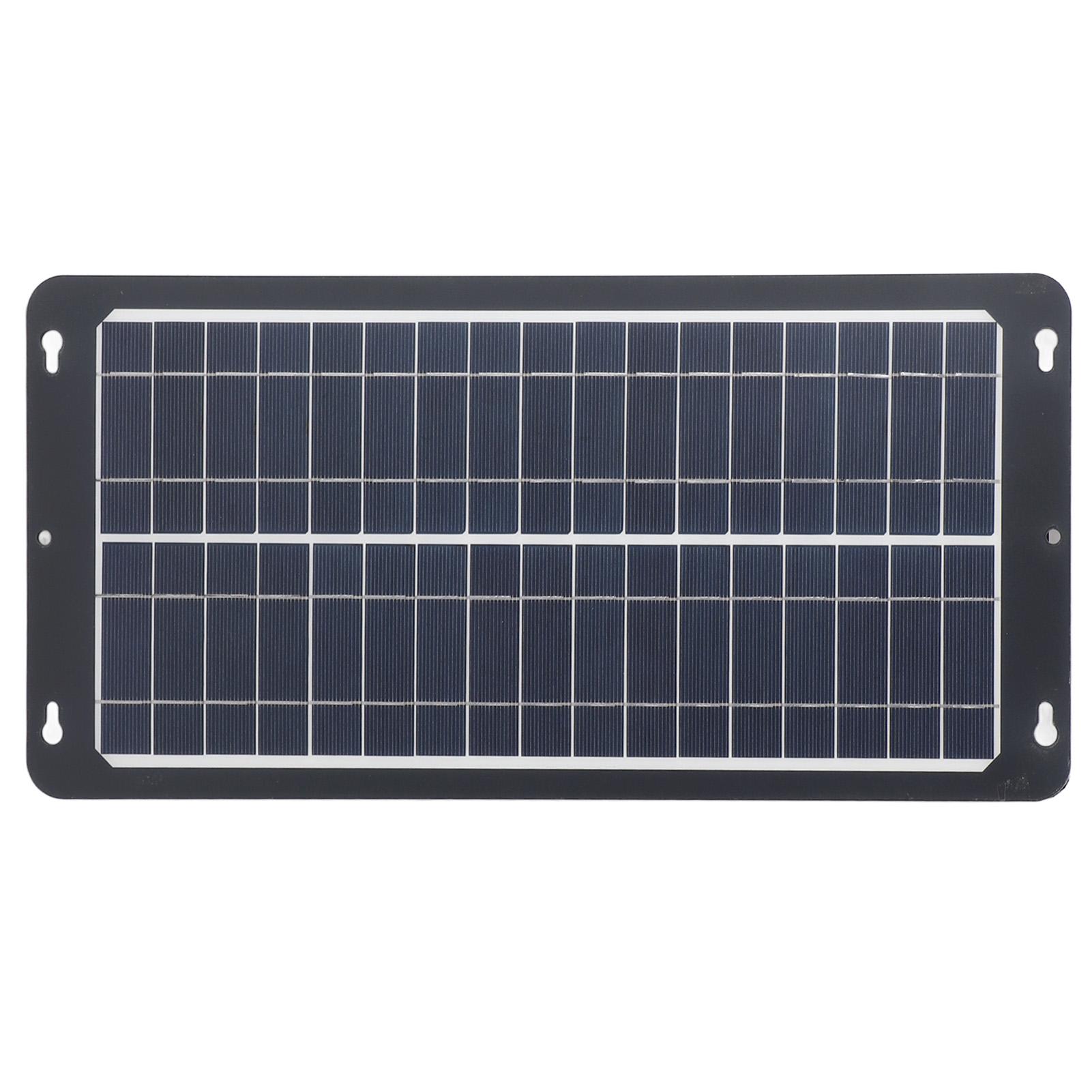 30W Solar Panel Kit, High Efficiency Monocrystalline Solar Charging Panel with Dual Ports and Waterproof Controller, for 12V 24V, Campin