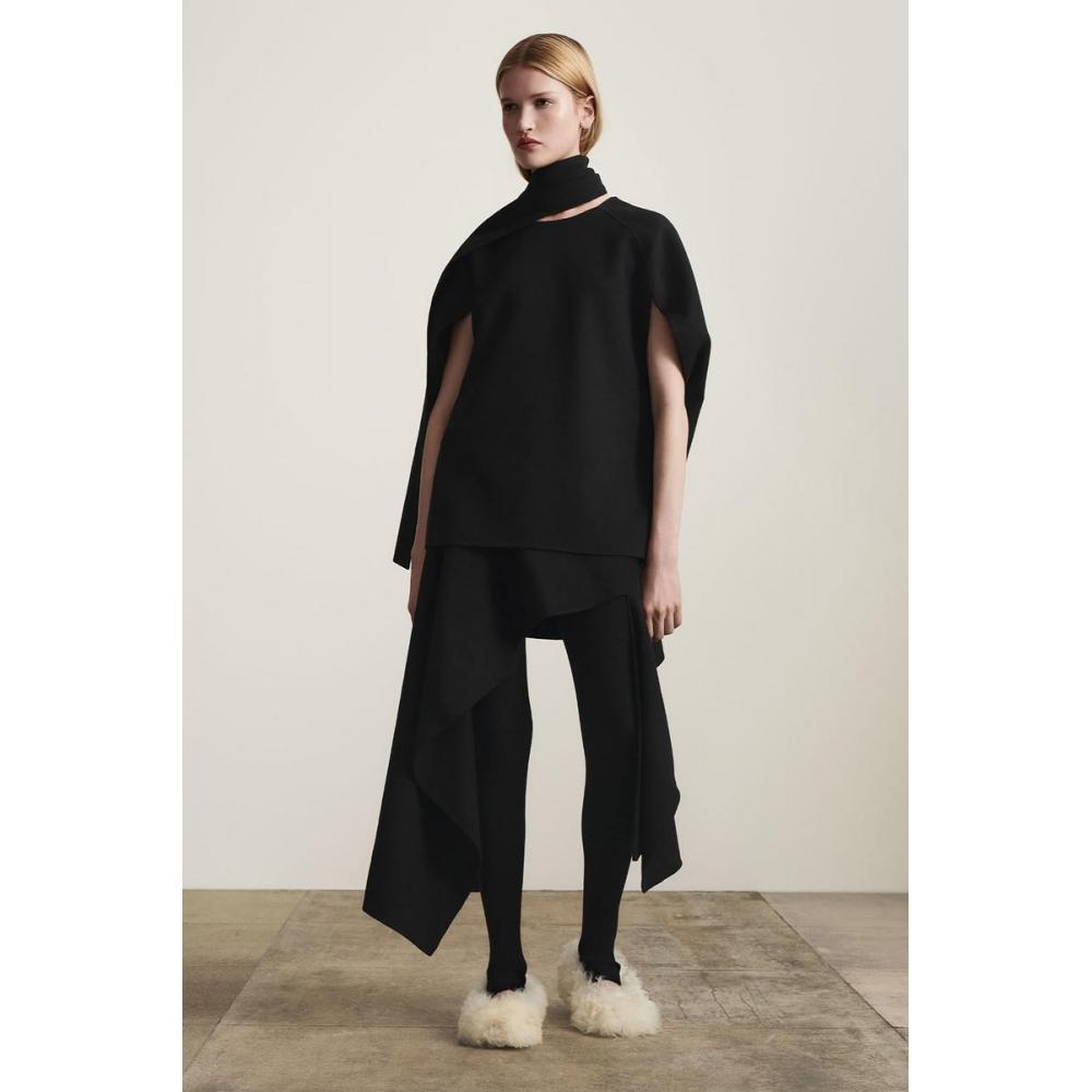 Cos Japan Double Face Scarf Blouse