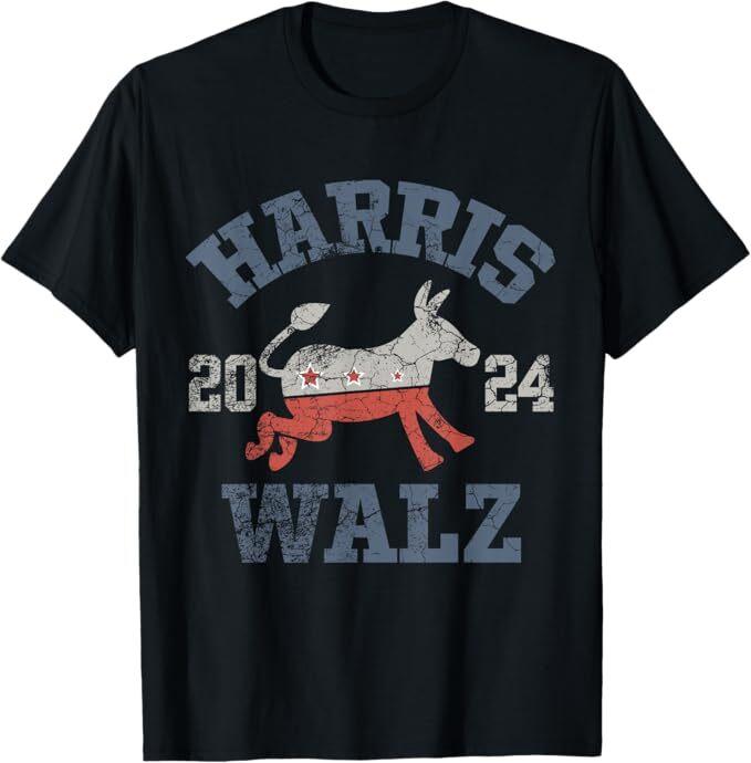 Harris Waltz 2024 Election Kamala Harris Tim Waltz 2024 T-Shirt