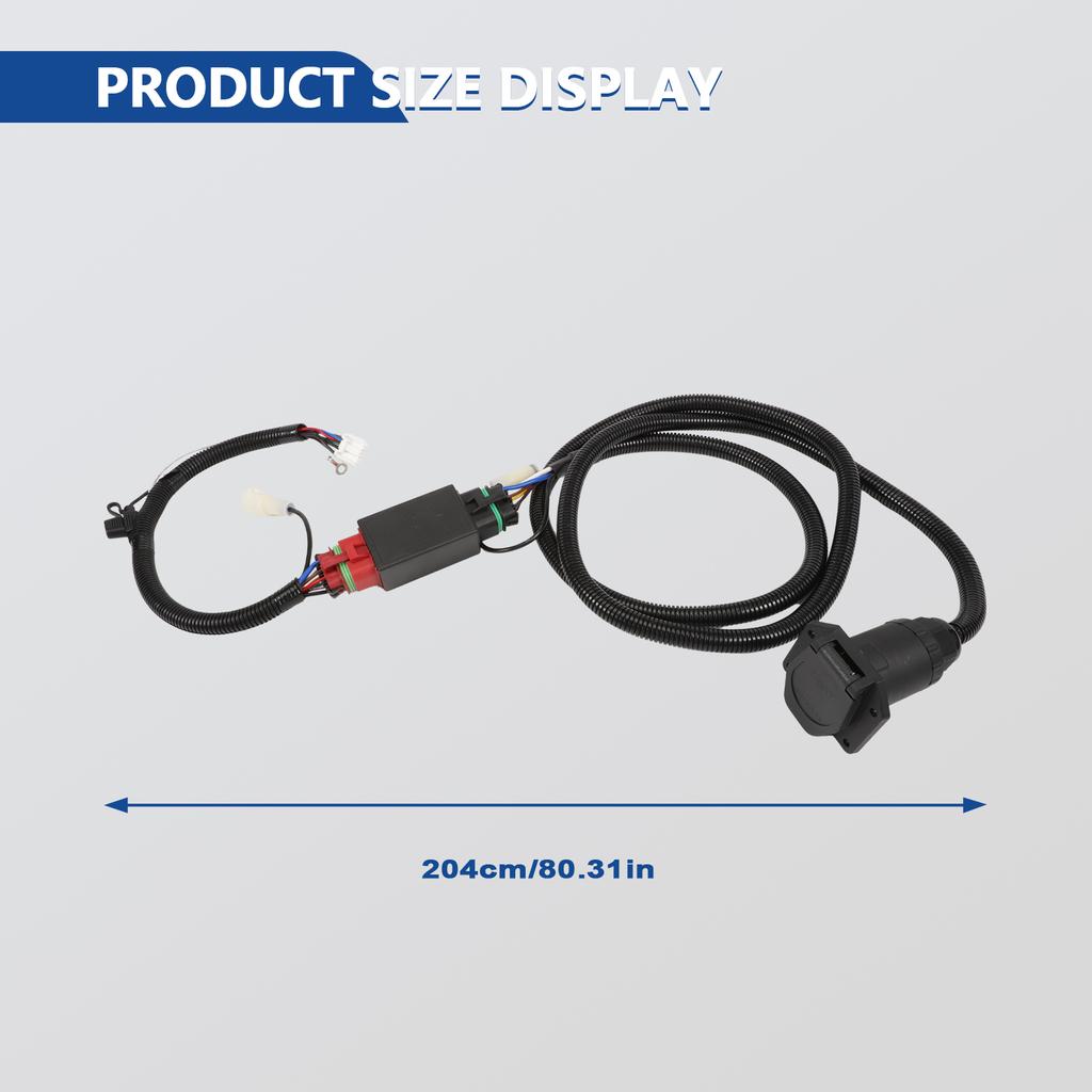 RV Blade 7-Pin Trailer Wiring Harness 56518 For Honda Pilot 2025-2025, 7-Way RV Blade Output Custom Wiring Harness