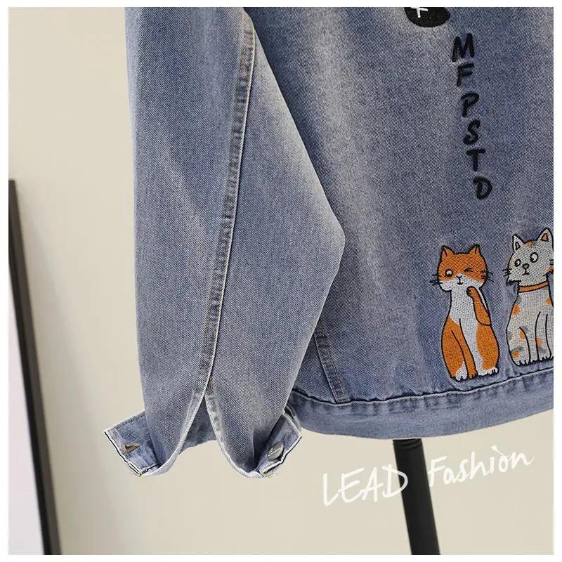2026 Korean-Style Girls' Denim Jacket - Spring/Autumn Fashion for Little Girls