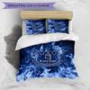 Set Lenzuola Everton Football Stampato 3 Pezzi, Comodo Set Copripiumino per Camera da Letto Amico della Pelle