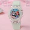 Colorful Luminous Cartoon Ice Snow Unisex Children's Watch with Soft Silicone Strap and Night Light