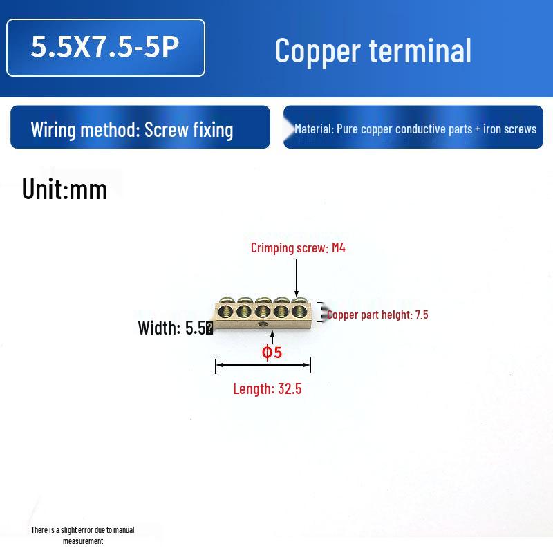 PZ30 Copper Terminal Blocks with Screws