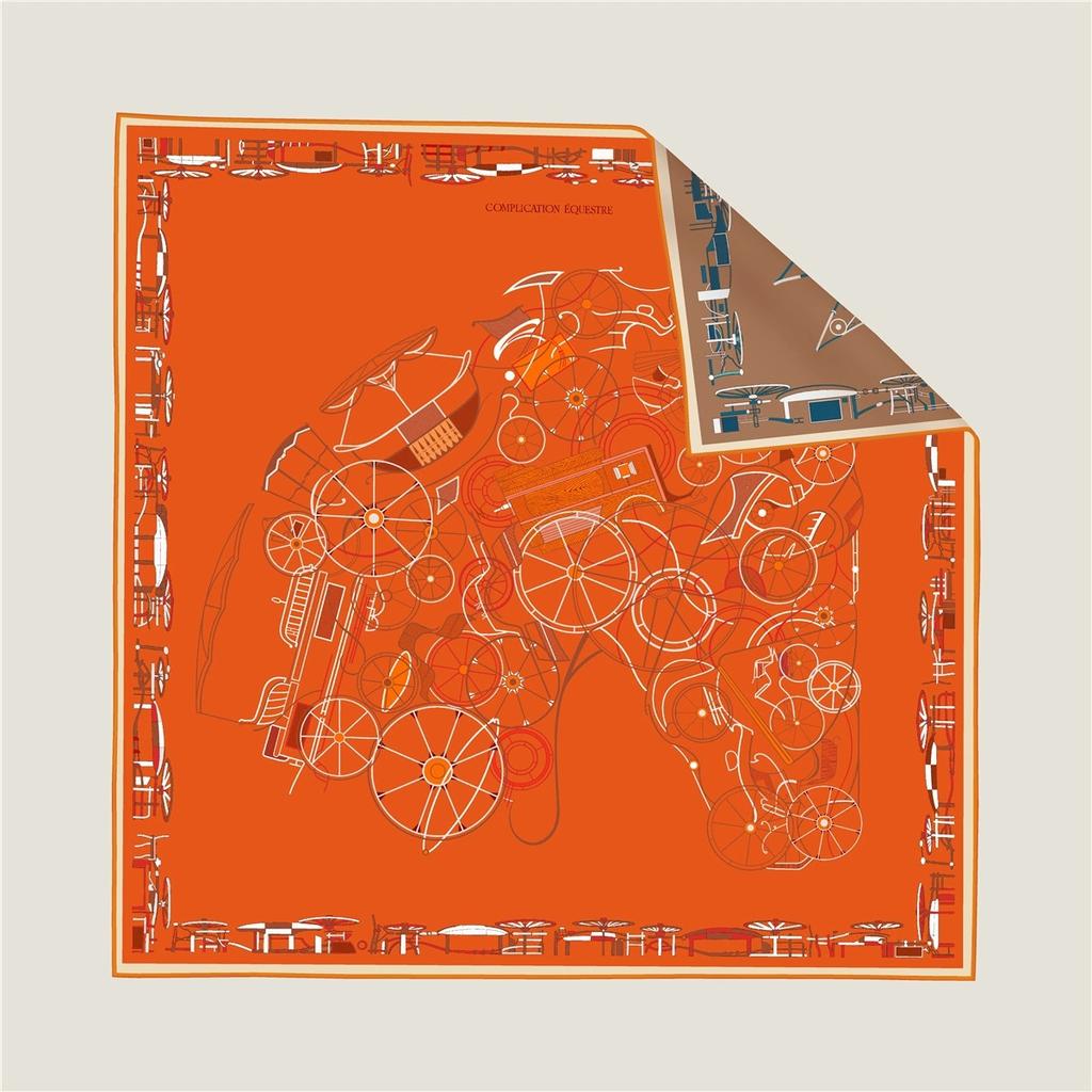 90cm Women Decorative Rolled Edge Double-Sided Two Color Scarf Strapless Square Handkerchief Neck Scarf